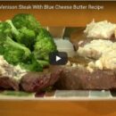 Venison Steak with blue cheese thumbnail